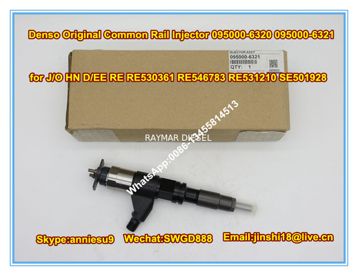 Denso Common Rail Injector 095000-6320 095000-6321 for J/O HN D/EE RE RE530361 RE546783 RE