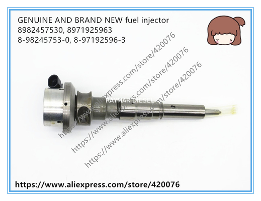 GENUINE AND BRAND NEW DIESEL FUEL INJECTOR 8982457530, 8971925963, 8-98245753-0, 8-97192596-3 FOR ISUZU 4JX1 Trooper
