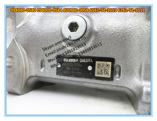 Denso Genuine DIESEL HP0 FUEL PUMP 094000-0580, 094000-0584, 970940-0058, 6561-71-1110, 6261-71-1111