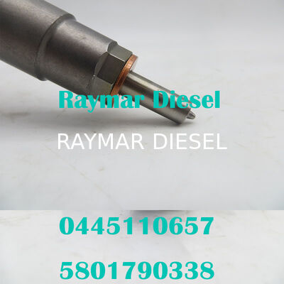 Genuine And Brand New Diesel Common Rail Fuel Injector 0445110657， IVEC O 5801790338