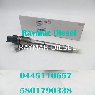 Genuine And Brand New Diesel Common Rail Fuel Injector 0445110657， IVEC O 5801790338