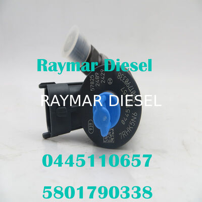 Genuine And Brand New Diesel Common Rail Fuel Injector 0445110657， IVEC O 5801790338