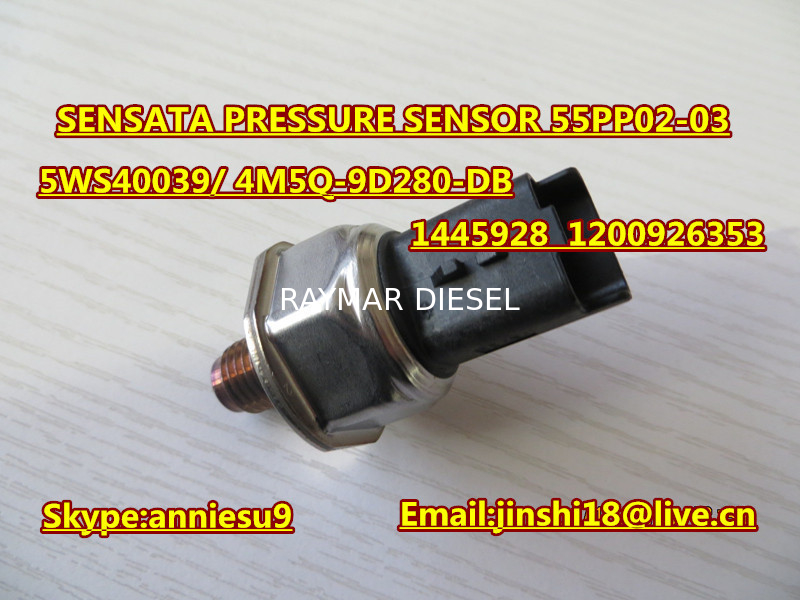 SENSATA Fuel Rail Pressure Sensor 55PP02-03, 5WS40039, 4M5Q-9D280-DB, 1445928, 1200926353