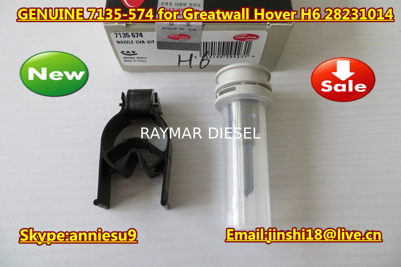 Delphi Genuine Common Rail Nozzle CVA Kits 7135-574 for Greatwall Hover H6 28231014