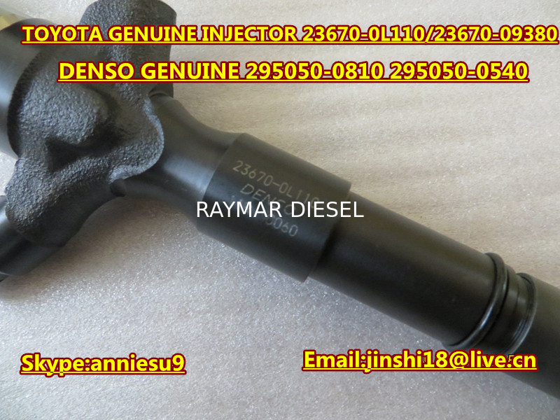 Denso Common Rail Injector 295050-0810 295050-0540 for TOYOTA 2KD-FTV 23670-0L110 23670-09