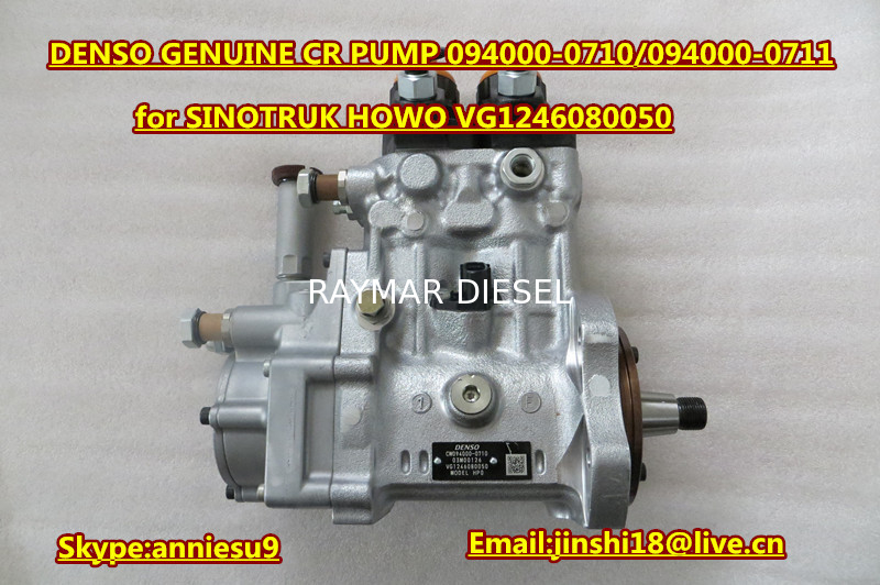 DENSO Common Rail Fuel Pump 094000-0710 094000-0711 for SINOTRUK HOWO VG1246080050