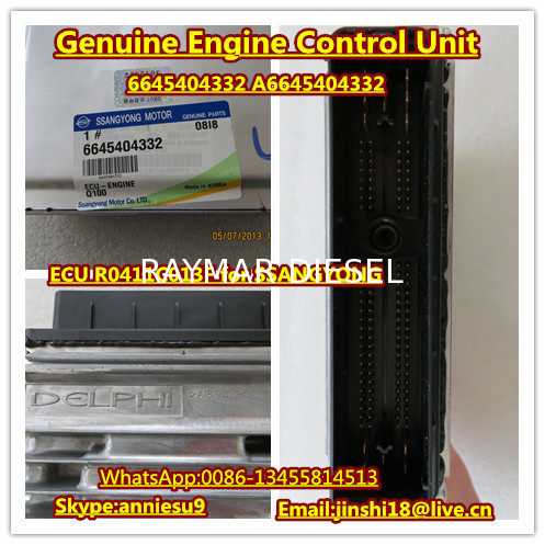 Delphi Genuine ECU R0411C013F for SSANGYONG D20DT EURO III Engine 6645404332 A6645404332