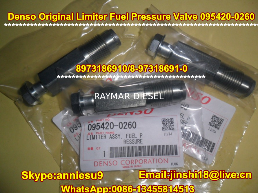 Denso Genuine Limiter Fuel Pressure Valve 095420-0260/8973186910/8-97318691-0