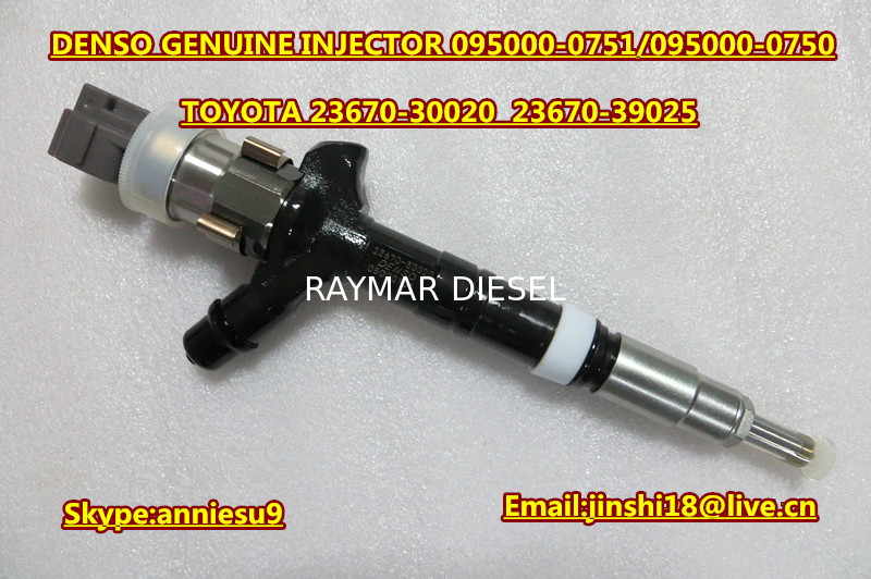 Denso Genuine Fuel Injector 095000-0750/095000-0751 for Toyota 23670-30020/ 23670-39025