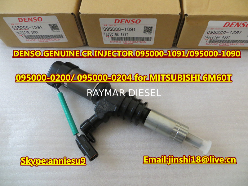Denso Common Rail Injector 095000-1090 095000-1091 095000-0200 095000-0204 for MITSUBISHI