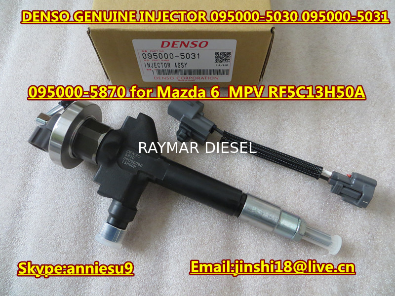Genuine & New Denso Common Rail Injector 095000-5030 095000-5031 095000-5870 for Mazda 6 M
