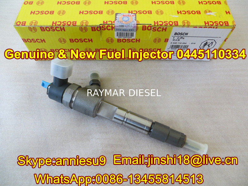 Bosch Genuine & New Common Rail Injector 0445110334 for JMC Chaochai 4D47 115KW