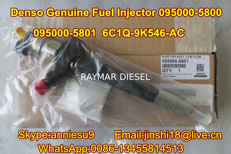Denso Genuine & New Common Rail Injector 095000-5800 095000-5801 6C1Q-9K546-AC for FORD FI