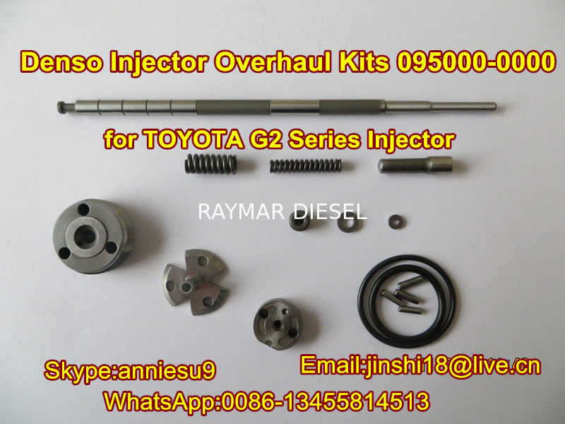 Denso Common Rail Injector Overhaul Kits 095000-0000 for TOYOTA G2 Series Injectors