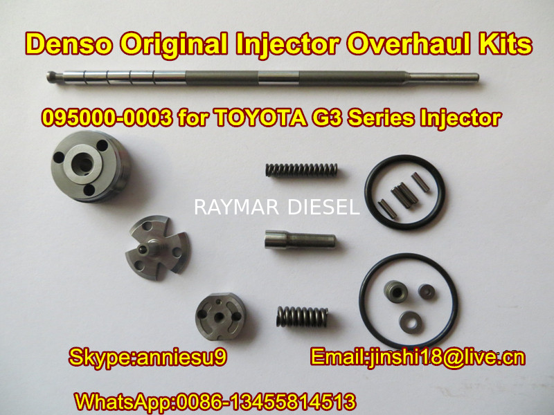 Denso Genuine CR Injector Overhaul Kits 095000-0003 for TOYOTA G3 Series Injector