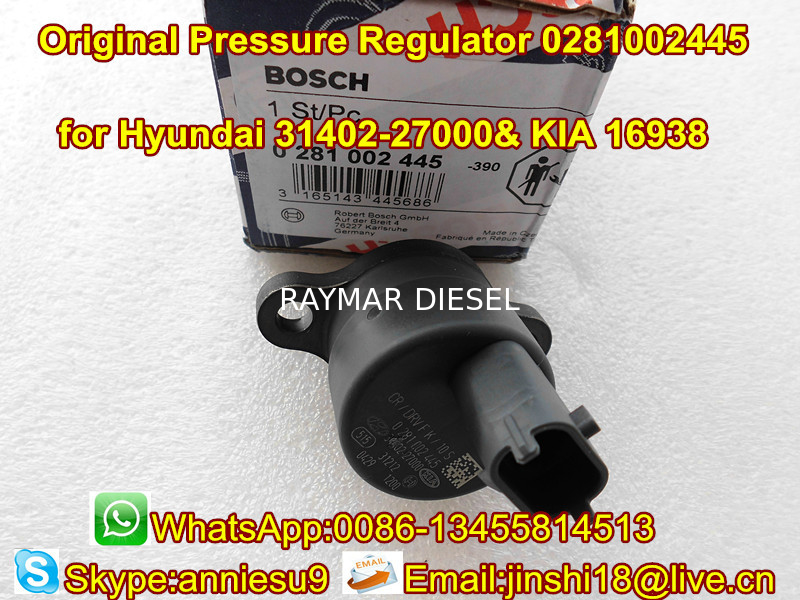 Bosch Genuine Pressure Regulator 0281002445 for Hyundai 31402-27000& KIA 16938