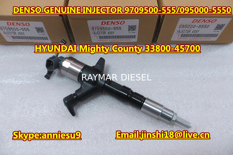 Denso Genuine & New Common Rail Injector 095000-5550 for HYUNDAI Mighty County 33800-45700