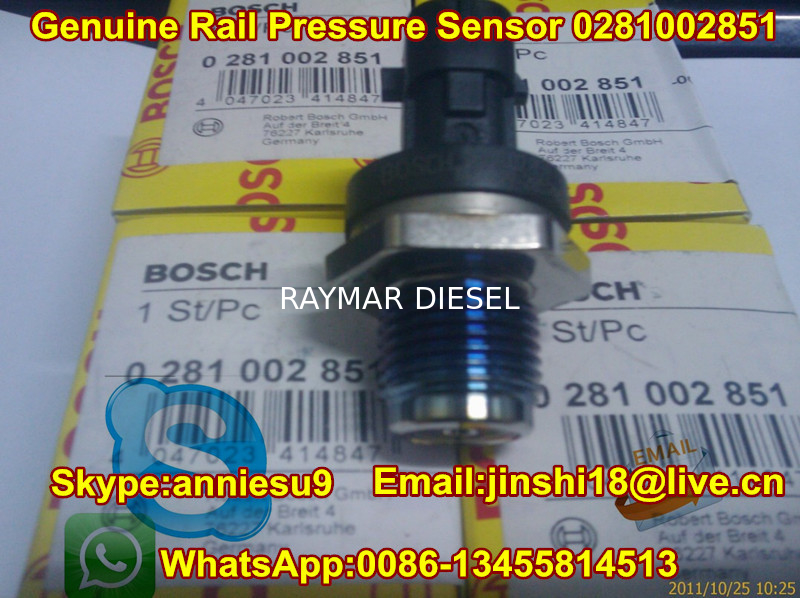 Bosch Genuine & New Rail Pressure Sensor 0281002851