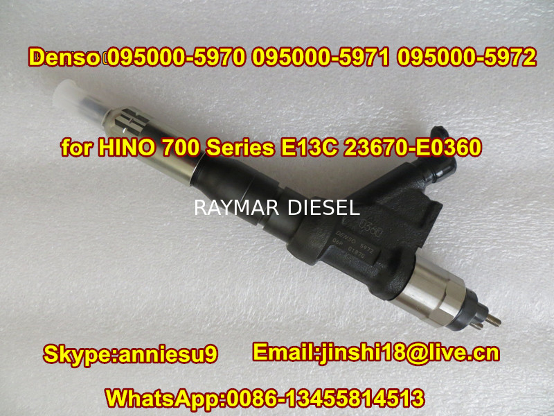 Denso Common Rail Injector 095000-5970 095000-5971 095000-5972 for HINO 700 Series E13C 23