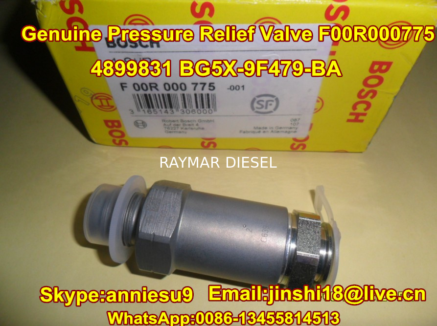 Genuine Pressure Relief Valve F00R000775 4899831 BG5X-9F479-BA