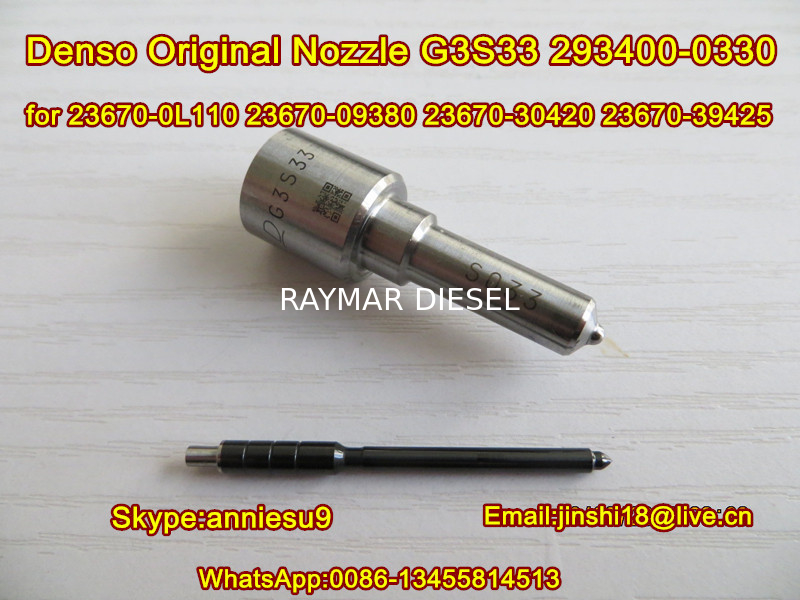 DENSO Common Rail Fuel Nozzle G3S33  293400-0330 for 23670-0L110  23670-09380  23670-30420