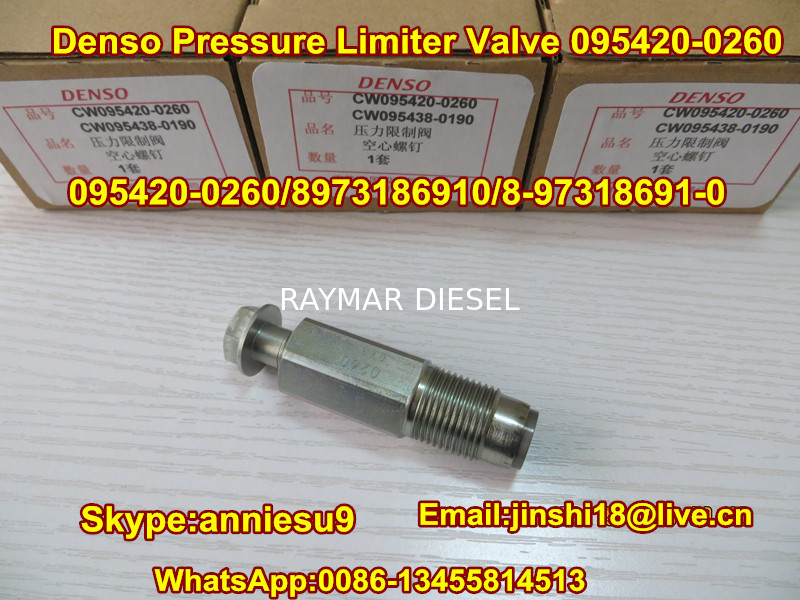 095420-0260/8973186910/8-97318691-0 Denso Genuine Limiter Fuel Pressure Valve 095420-0260