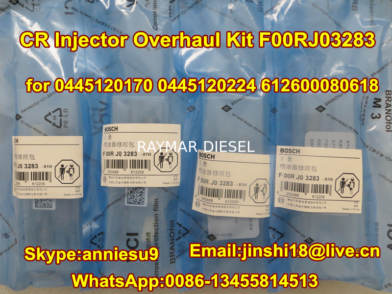 Original Common Rail Injector Overhaul Kits F00RJ03283 for 0445120170, 0445120224, 6126000