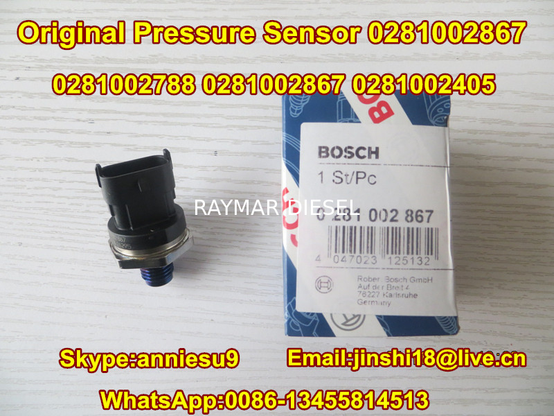Bosch Original Pressure Sensor 0281002788 0281002867 0281002405 for IVECO 504229208 500372
