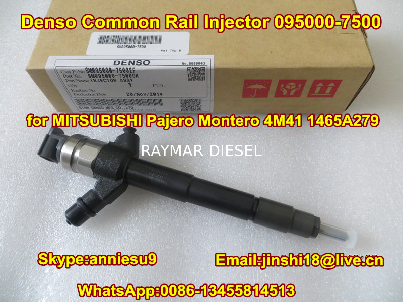 Denso Common Rail Injector 095000-7500 for MITSUBISHI Pajero Montero 4M41 1465A279