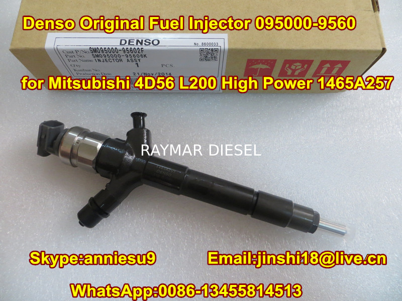 DENSO Genuine Fuel Injector 095000-9560 for Mitsubishi 4D56 L200 High Power 1465A257