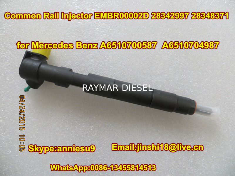 DELPHI common rail injector EMBR00002D, 28342997 for Mercedes Benz A6510700587