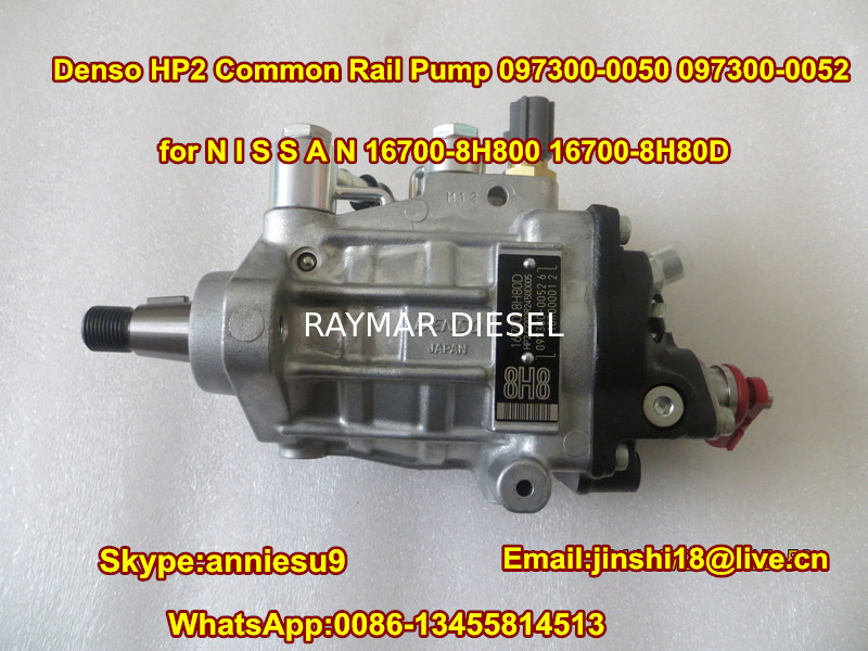 DENSO HP2 common rail fuel pump 097300-0050, 097300-0052 for NISSAN 16700-8H800