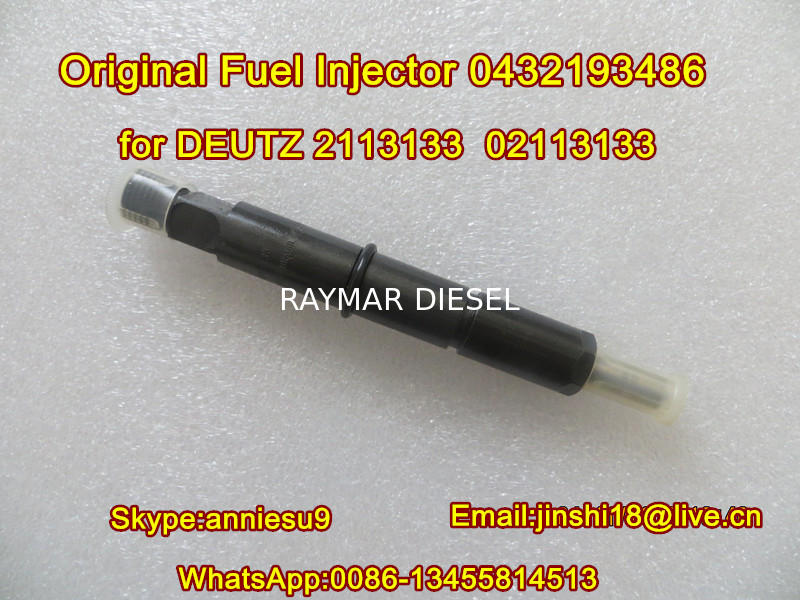 Diesel fuel injector 0432193486 for DEUTZ 2113133, 02113133
