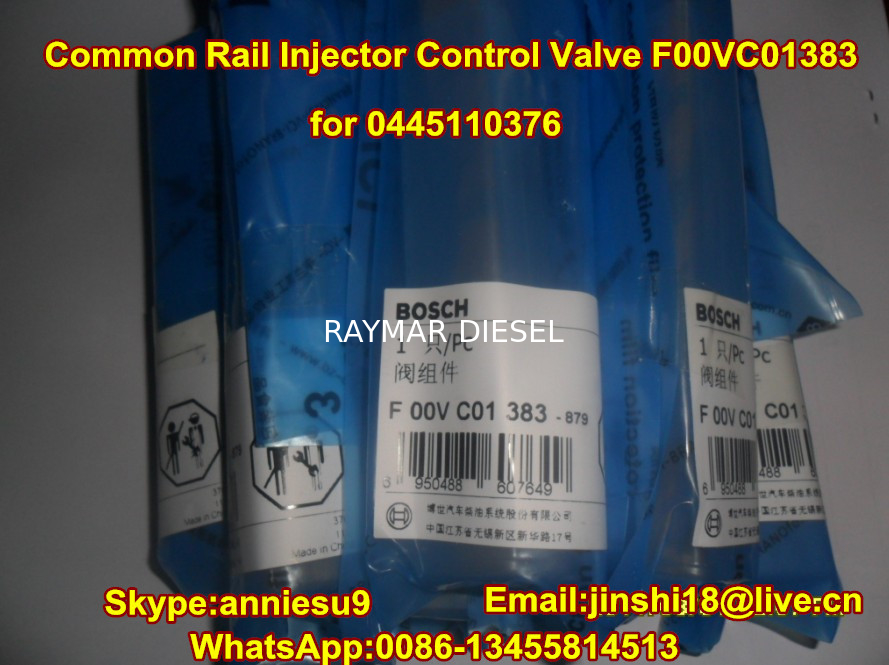 Bosch Original Control Valve F00VC01383 for Injector 0445110376
