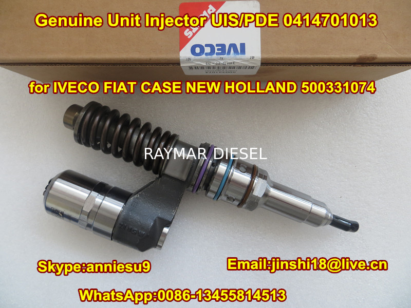 Original Unit Injector UIS/PDE 0414701013 for IVECO FIAT CASE NEW HOLLAND 500331074