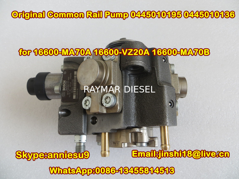 Bosch Fuel Pump 0445010195  0445010136 for NISSAN 16600-MA70A, 16600-VZ20A, 16600-MA70B