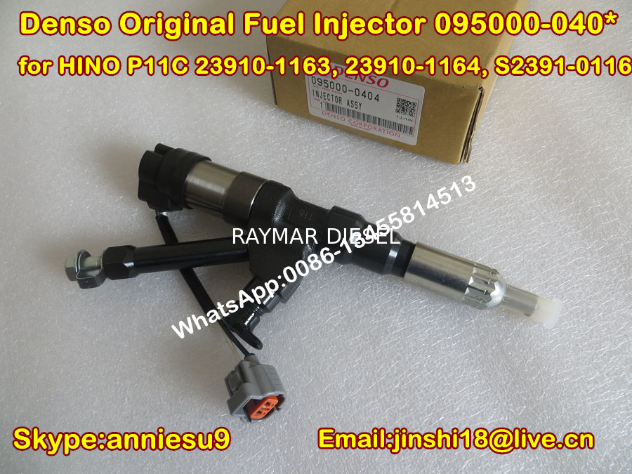 Denso Original Fuel Injector 095000-0404 095000-0402 095000-0401 095000-0400 for HINO P11C