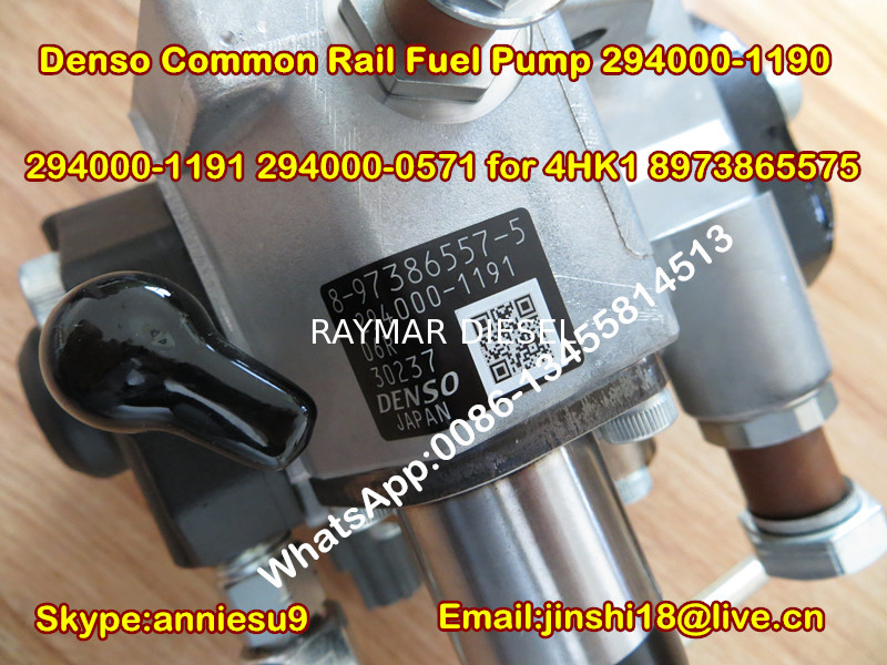 Denso Original Common Rail Fuel Pump 294000-1190 294000-1191 294000-0571 for ISUZU 4HK1 89