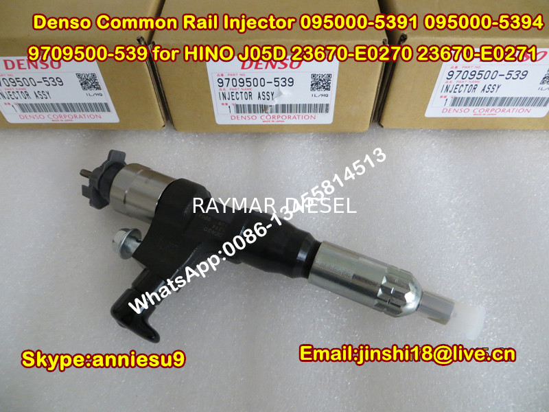 Denso Original Common Rail Injector 9709500-539 095000-5391 095000-5392 095000-5394 for HI