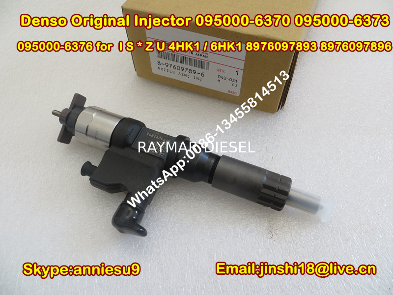 Denso Original Common Rail Fuel Injector 095000-6370 095000-6373 095000-6376 for ISUZU 4HK