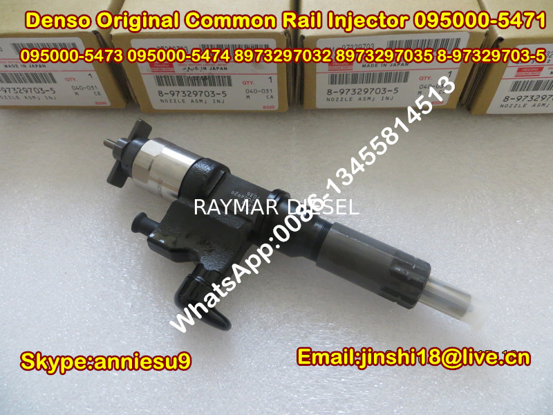 DENSO common rail injector 095000-5471 for ISUZU 8973297032, 8-97329703-2, 8-97329703-#