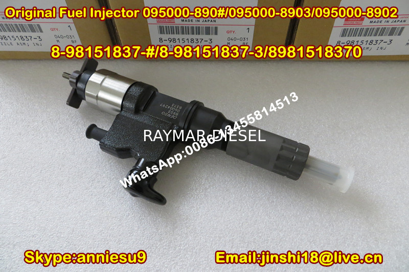 Denso Common Rail Injector 095000-8901 095000-8902 for I S U Z U 4HK1 6HK1 8981518372 8981