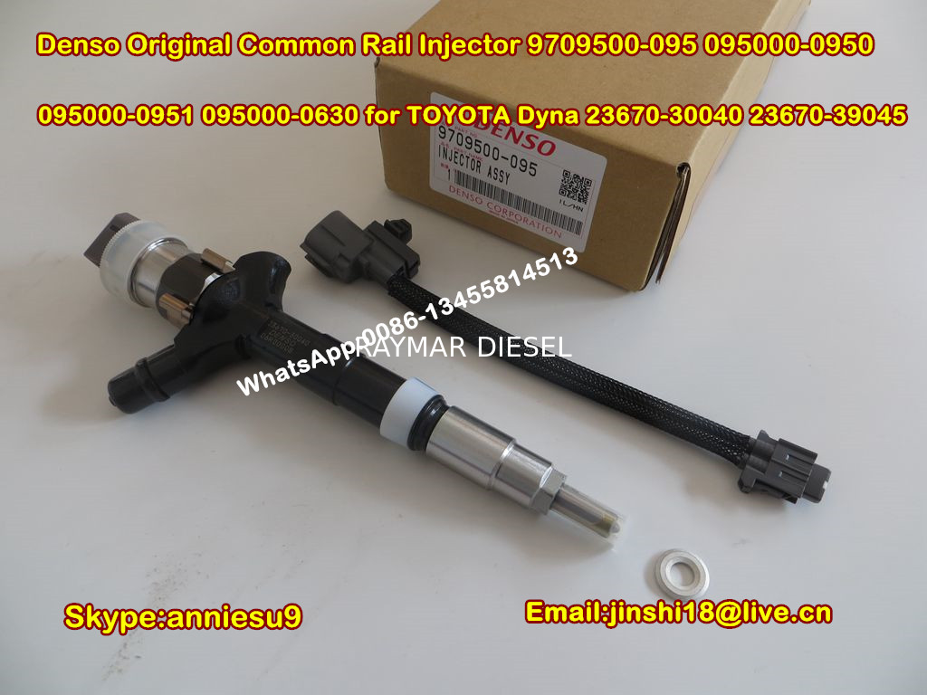 Denso Original Common Rail Fuel Injector 095000-0950 095000-0951 095000-0630 for TOYOTA Dy