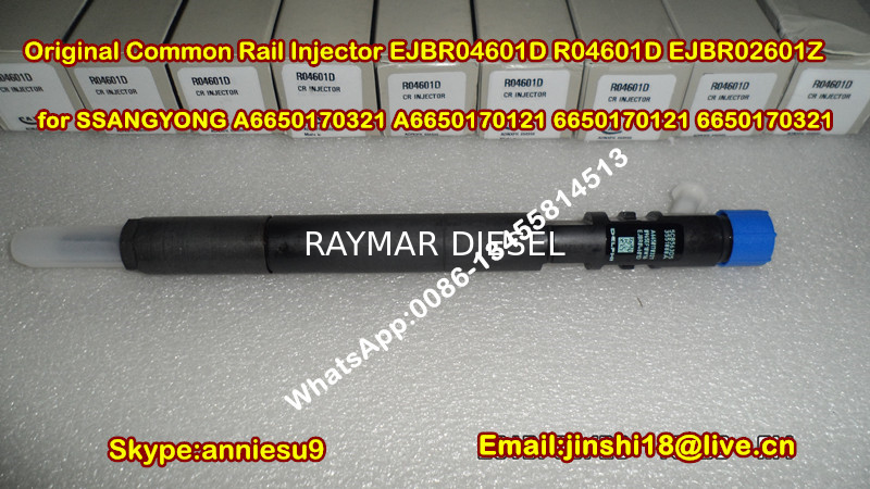 Delphi Common Rail Injector EJBR04601D R04601D EJBR02601Z for SSANGYONG A6650170321 A66501