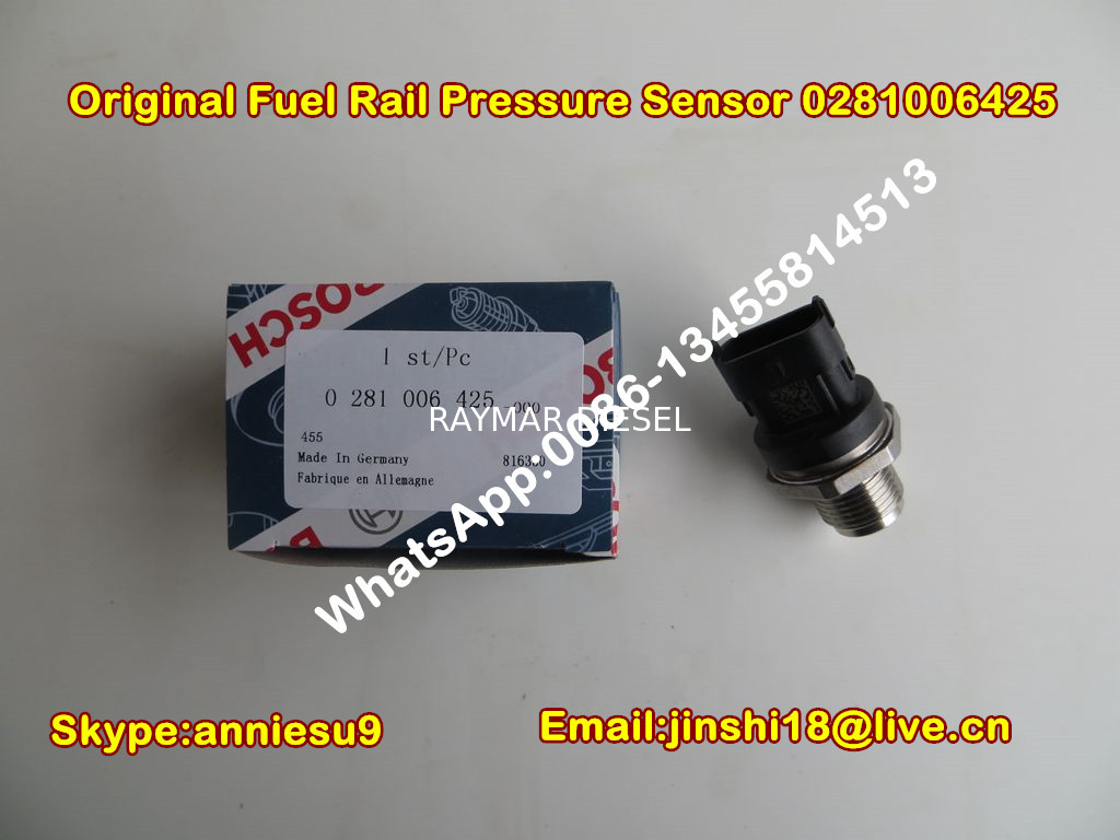 Bosch Original and New Fuel Rail Pressure Sensor 0281006425