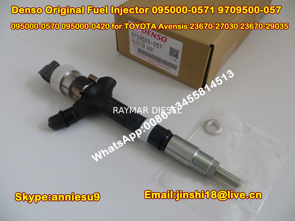 Denso Common Rail Injector 095000-0570, 095000-0571, 095000-0420 for TOYOTA Avensis 23670-