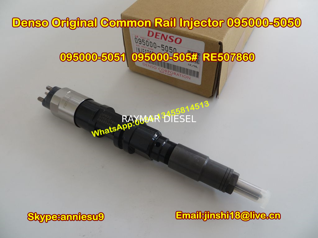 Denso Original Common Rail Injector 095000-5050 095000-5051 095000-505# RE507860