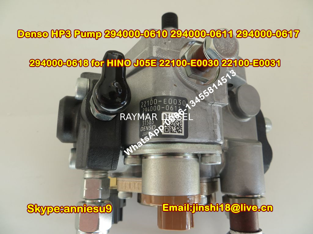 DENSO HP3 Common rail fuel pump 294000-0610  294000-0611  294000-0617 294000-0618 for HINO