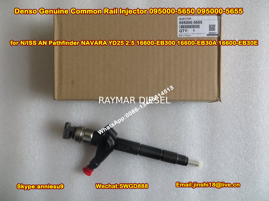Denso Common Rail Injector 095000-5650,095000-5655 for N/ISSAN Pathfinder, NAVARA YD25 2.5