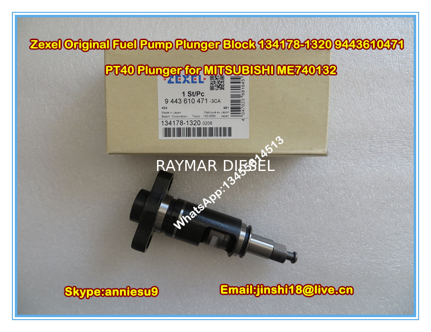 Zexel Original Fuel Pump Plunger 134178-1320, 9443610471, PT40 for MITSUBISHI ME740132